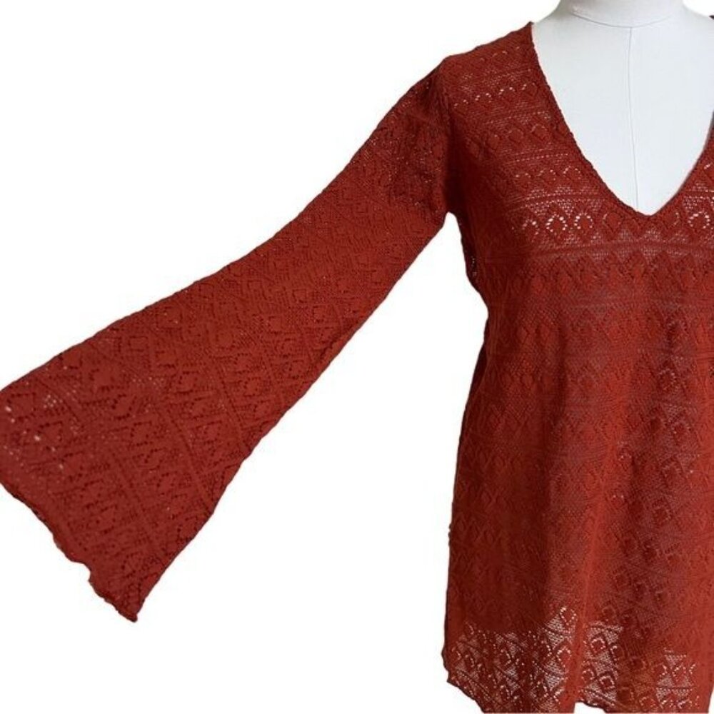Free People Sea Through Mini by Endless Summer in Rooibos Tea, Size Small NWT - Picture 5 of 13